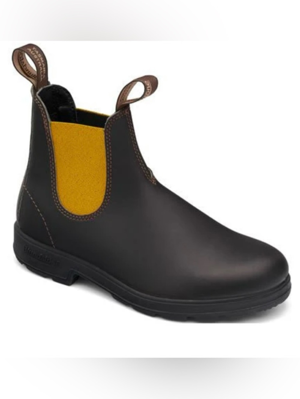 Blundstone 1919 Unisex Mustard Brown Boots 11 - Picture 2 of 14